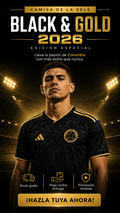Camiseta Colombia Black & Gold 2026 – Edición Especial