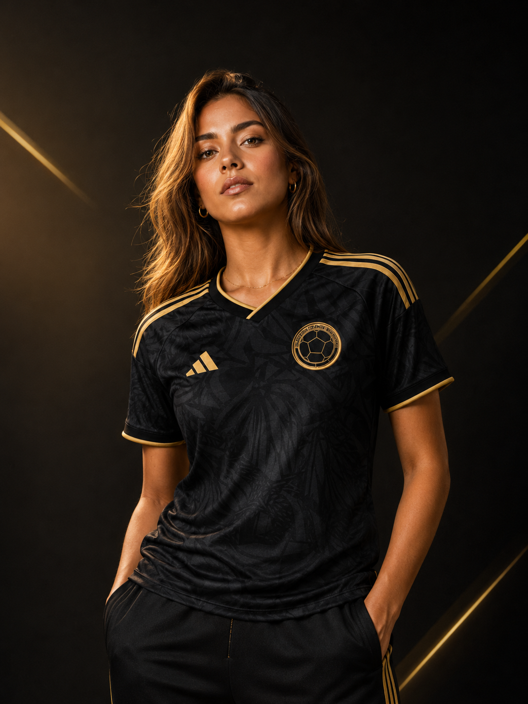 Camiseta Colombia Black & Gold 2026 – Edición Especial
