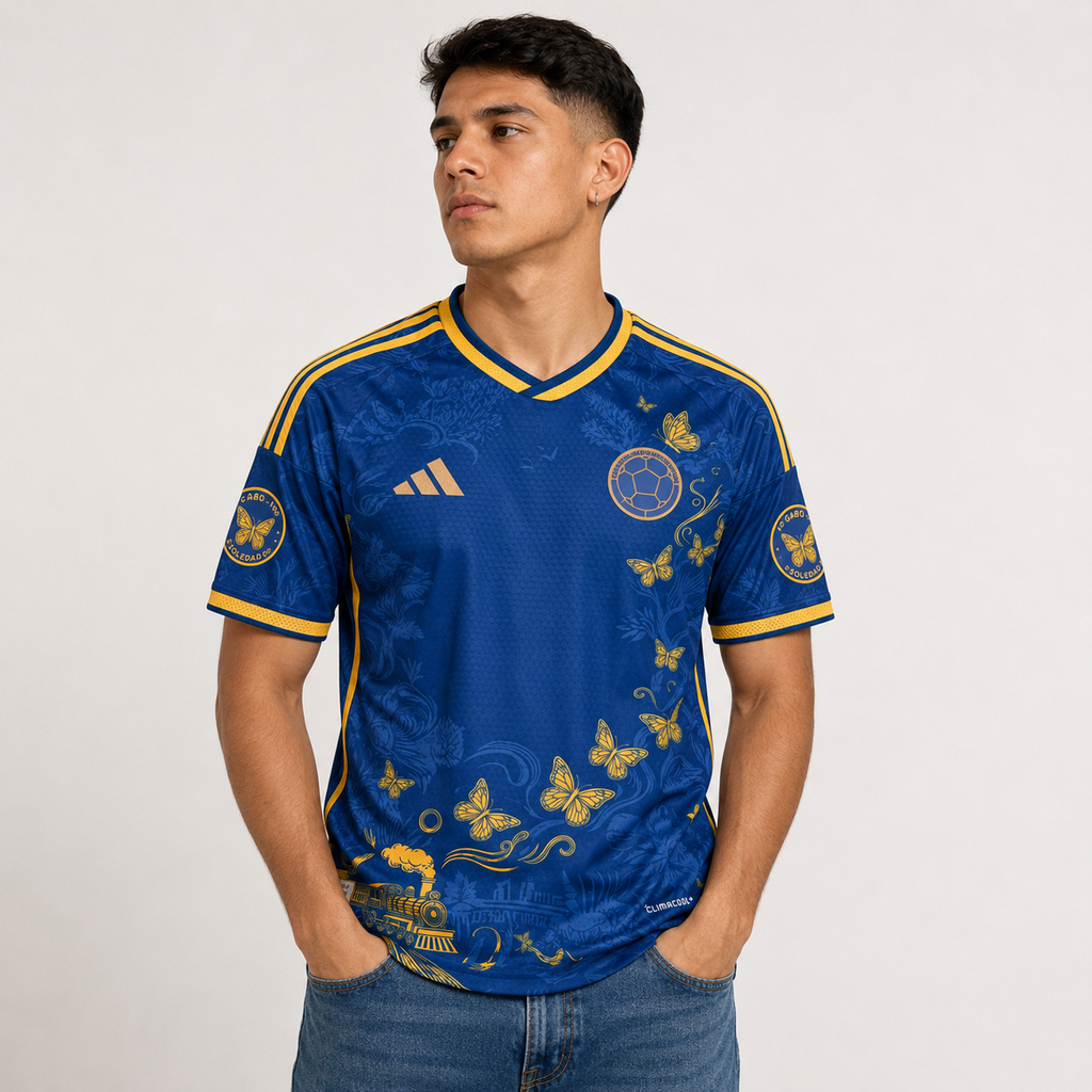 Camiseta Colombia Mariposa Dorada – Edición Especial