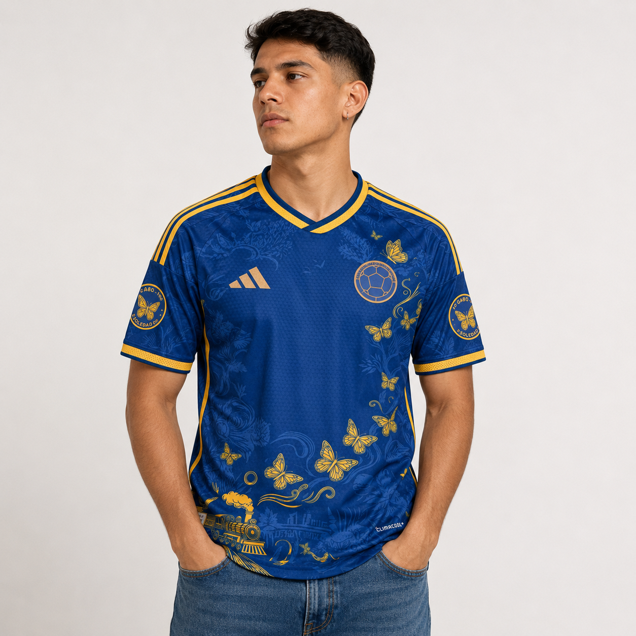 Camiseta Colombia Mariposa Dorada – Edición Especial