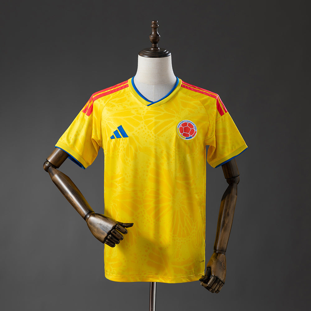 CAMISETA DE COLOMBIA BORDADA HOMBRE